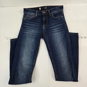 Kut‎ From the kloth mia toothpick skinny jeans 0 blue denim womens 6117